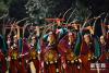 9月28日拍摄的庚子年祭孔大典起舞乐奏《万世师表》。 新华社记者 郭绪雷摄