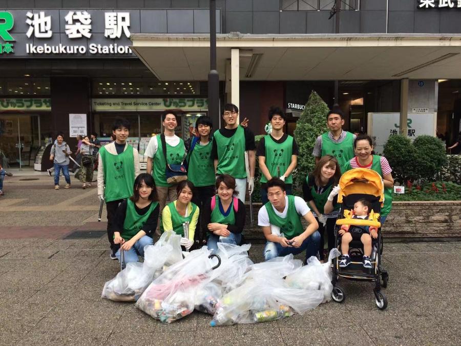 这些华人志愿者为何在日本“捡垃圾”?行胜于言 国家品牌网